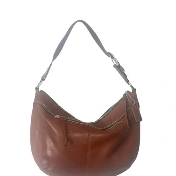 Coach Cogniac Brown Hobo Bag - Picture 2 of 7